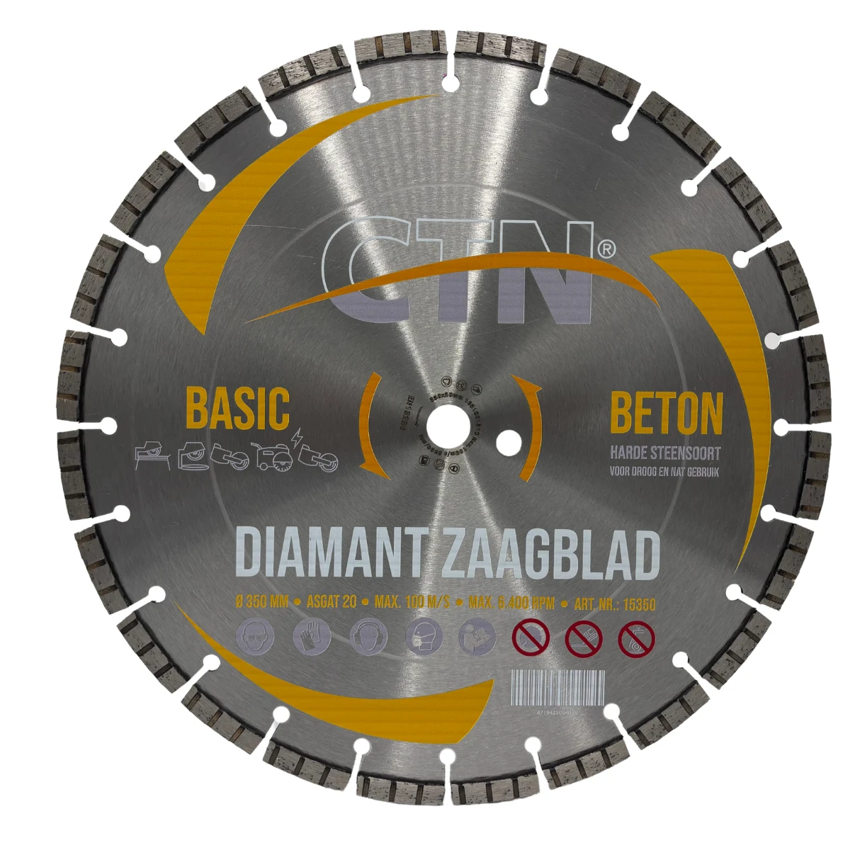 Diamant Zaagblad CTN | Basic Beton | 350 mm x 20