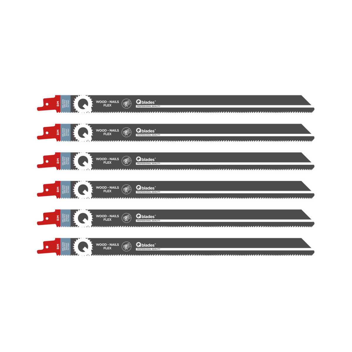 Qblades QRC1512 BIM Reciprozaag | S1222VF | Hout/Metaal 5st.