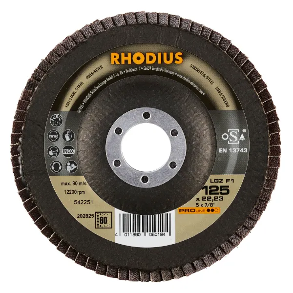 Rhodius LGZ F1 Lamellenslijpschijf VLAK