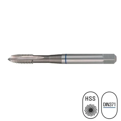 Machinetap HSS | Doorlopende gaten | DIN371/376